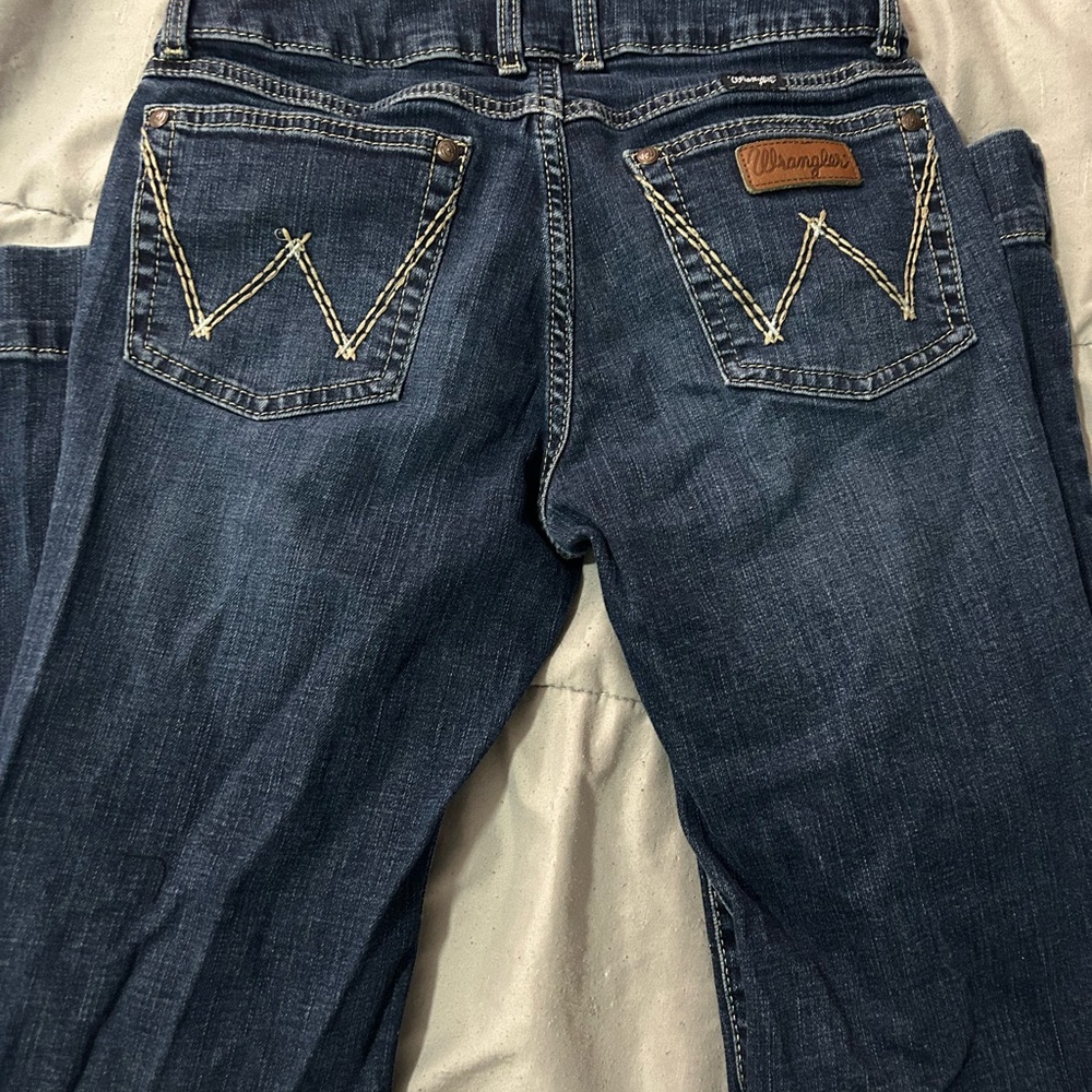 Wrangler Women's Dark Blue Boot Cut Jeans